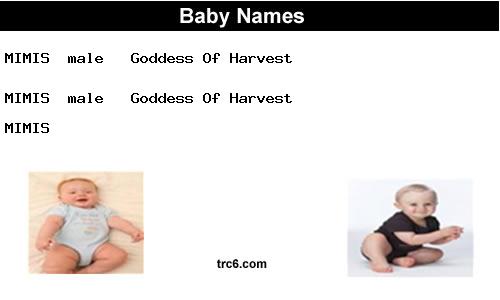 mimis baby names